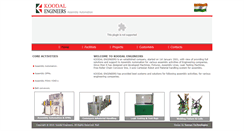 Desktop Screenshot of koodalengineers.com